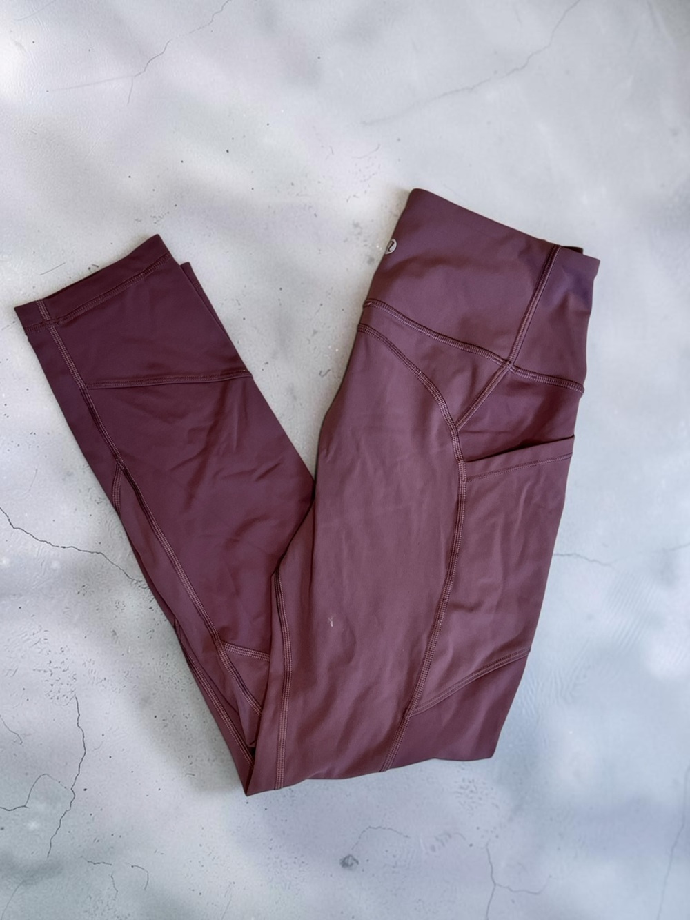 lululemon athletica Women's Leggings - Burgundy